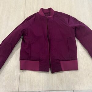 Lululemon fushia bomber jacket reversible